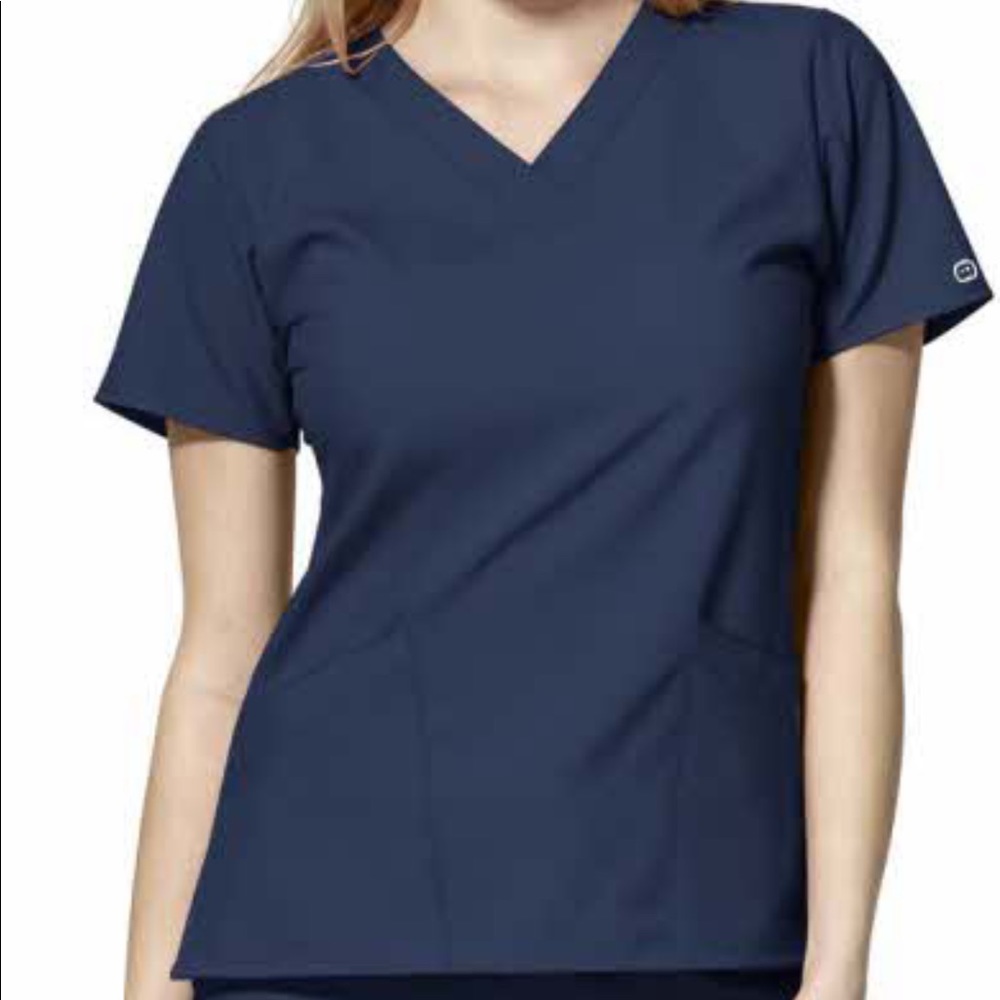 Donated EUC WonderWink Small Blue Scrub Top
